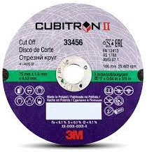 ea 75mmX1.0mmX9.53mm Cubritron II Cut-Off Wheel