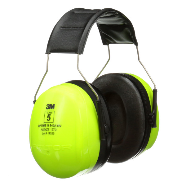 3M Peltor Optime III H540A Hv Hi-Viz Head Band Class 5 Earmuff