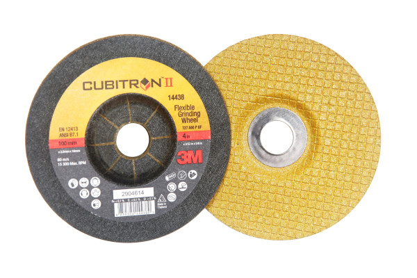 ea 125mm x 3.0 x 22mm 60+ 3M Cubitron II Flexible Grinding Disc