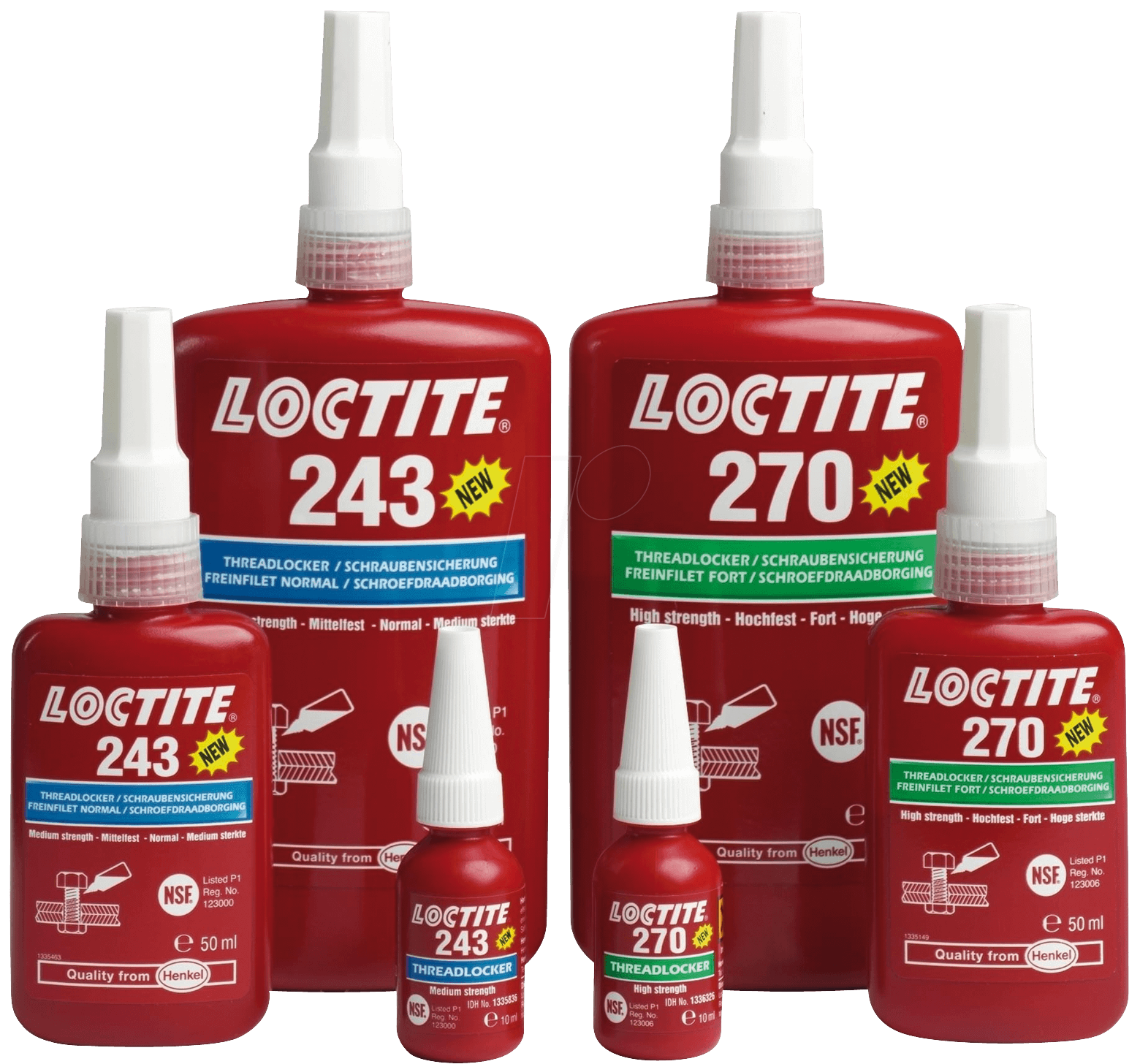 Locktite Threadlocker Family
