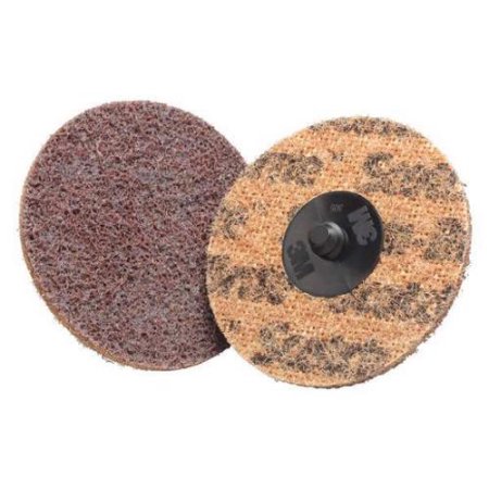 -NLA- 75mm Brown Course Roloc Aluminium Surface Conditioning Disc