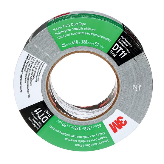 roll 48mm x 54.8m 3M DT11 Heavy Duty Duct tape - Silver