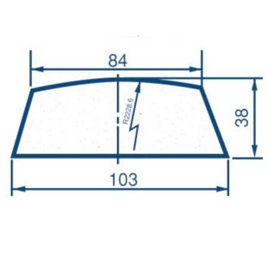 103mmx38x150 PSA24FV GRINDING SEGMENT