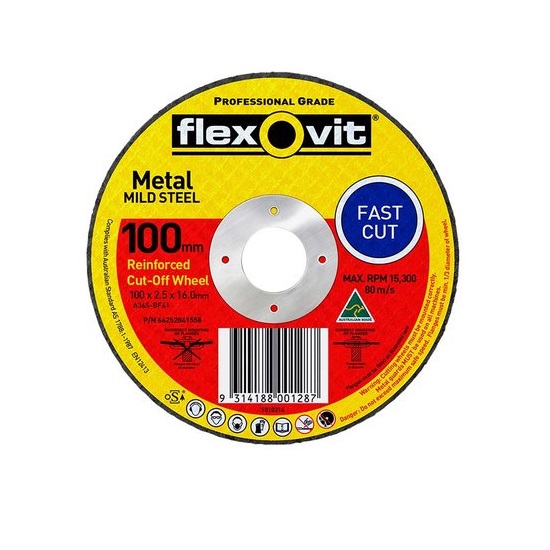 100mmx2.5 GP METAL C/OFF DISC-FLEXOVIT