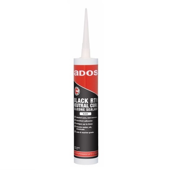 pack6 310ml BLK RTV NEUTRAL CURE SILICONE SEALANT