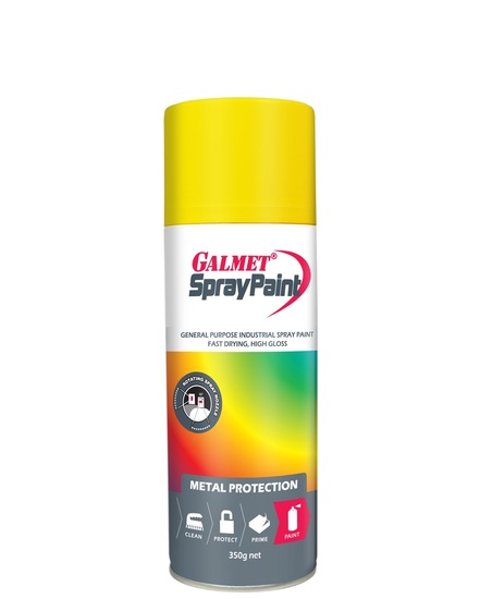 350gm Yellow Aerosol Spray Paint