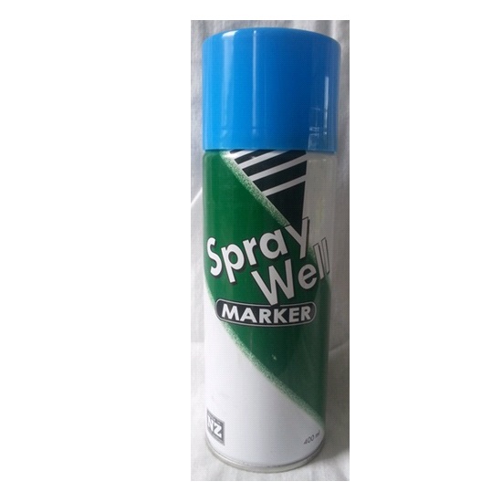 400ml LT.BLUE STD SPRAYWELL PAINT-DAMAR