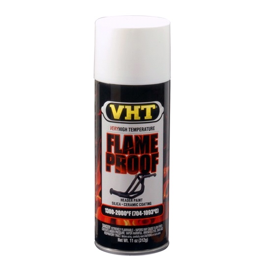 350ml VHT FLAMEPROOF WHITE PAINT