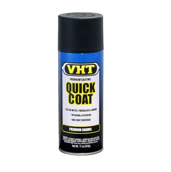 -NLA- 350ml VHT SATIN BLACK QUICK DRY ENAMEL PAINT