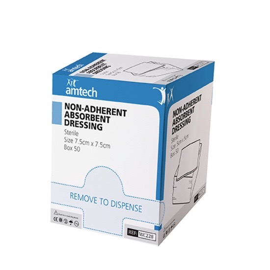 Non-Adherent Dressing 5cm x 5cm - Box 50