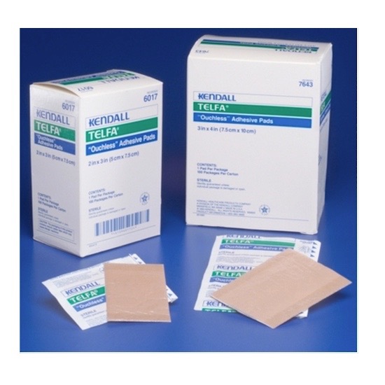 Telfa Island Ouchless Adhesive Dressing 7.5cm x 10cm - Box 100