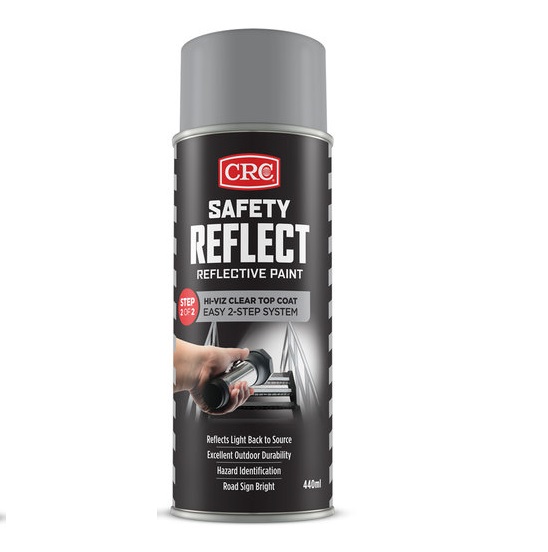 pack6 CRC Safety Reflect Paint - Clear Hi Vis - 440ml