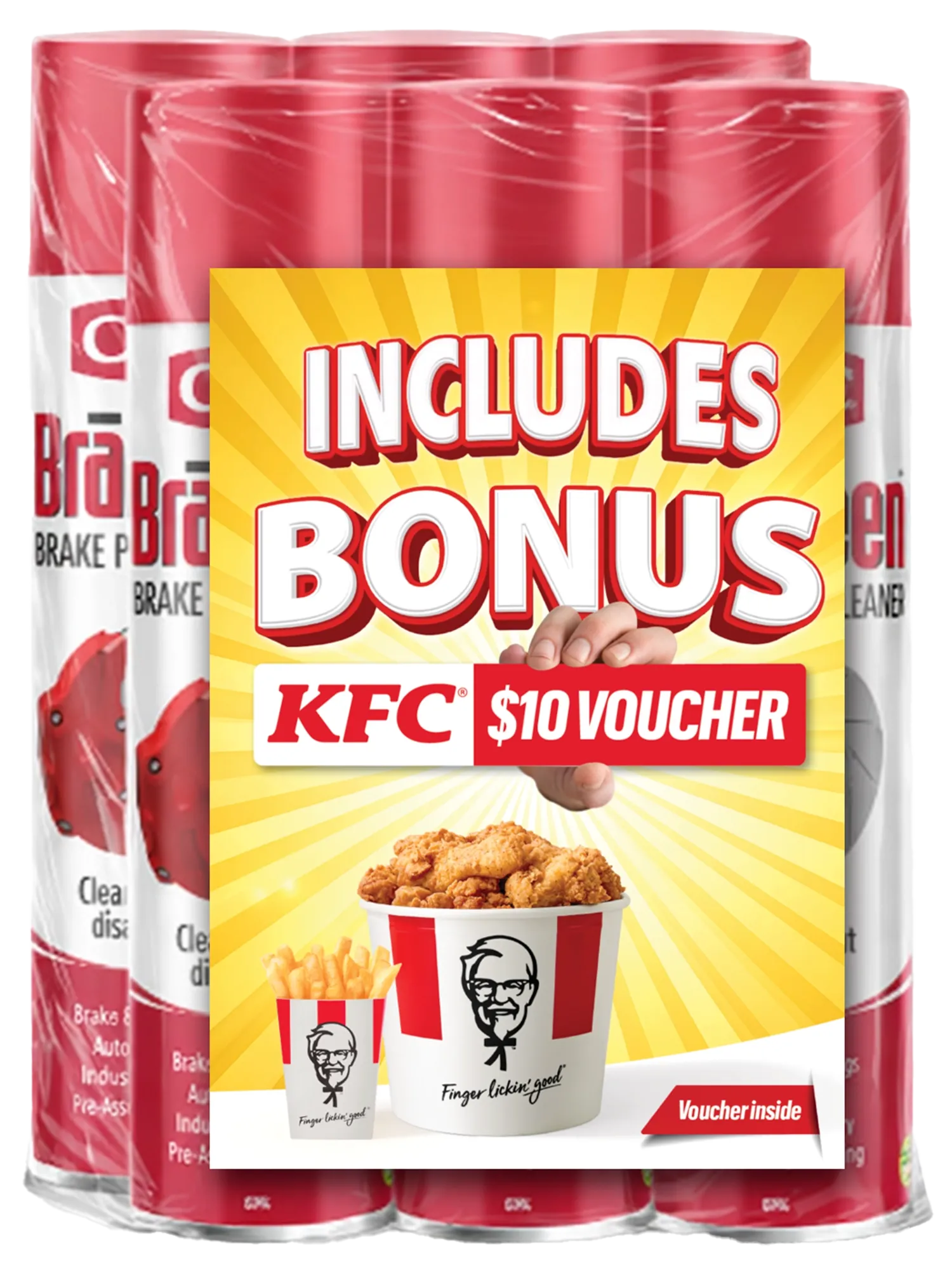 Brakleen 6 Pack KFC Voucher Deal