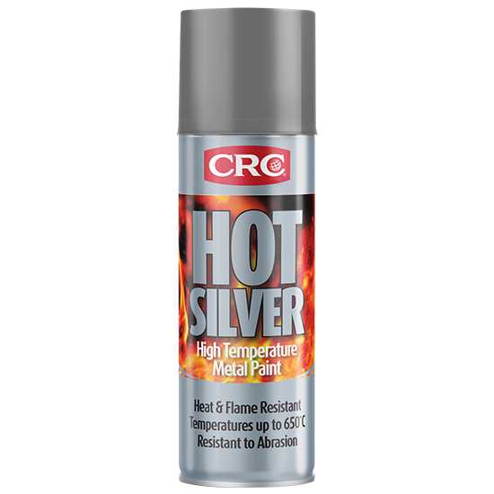 pack6 400ml HOT SILVER HI-TEMP PAINT