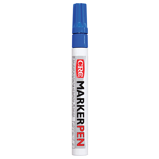 pack12 CRC Blue Permanent Paint Marker Pen for Multi-Surface Use