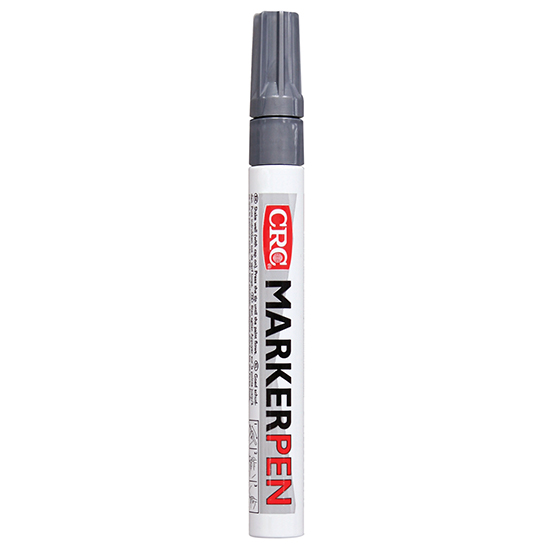 pack12 CRC Silver Permanent Paint Marker Pen for Multi-Surface Use