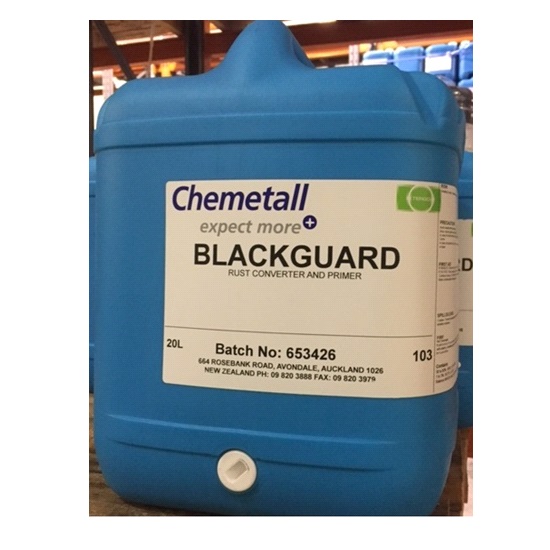 20 ltr 1062 BLACKGUARD RUST REMOVER