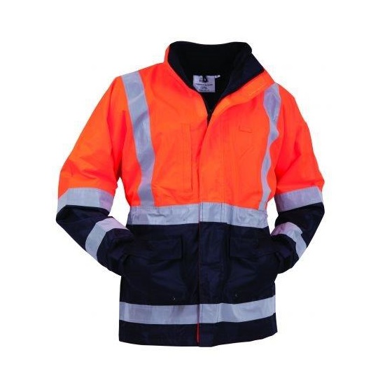 Bison Stamina Jacket Premium Weight Day/Night - Orange/Navy