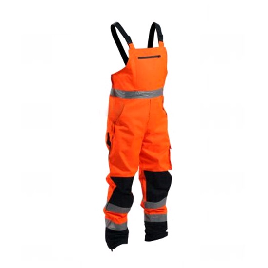 Bison Bib Overalls Extreme - Orange/Black