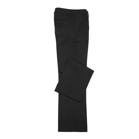 Ladies Classic Flat F/Panel Pants - Black - #14