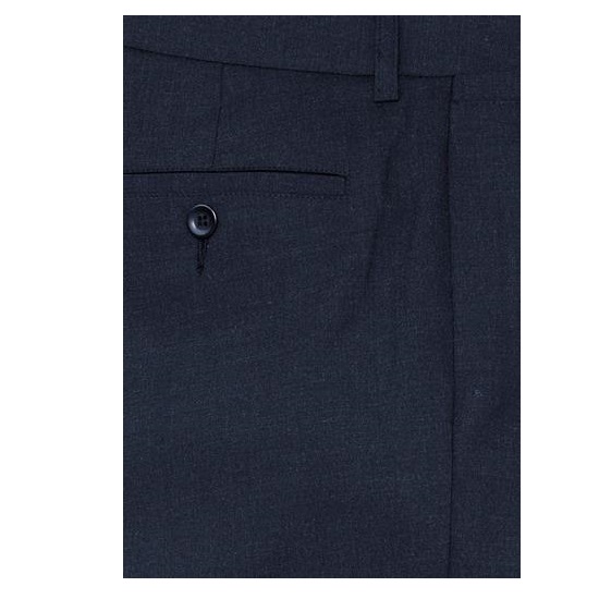 Ladies Classic Flat F/Panel Pants - Black - #14