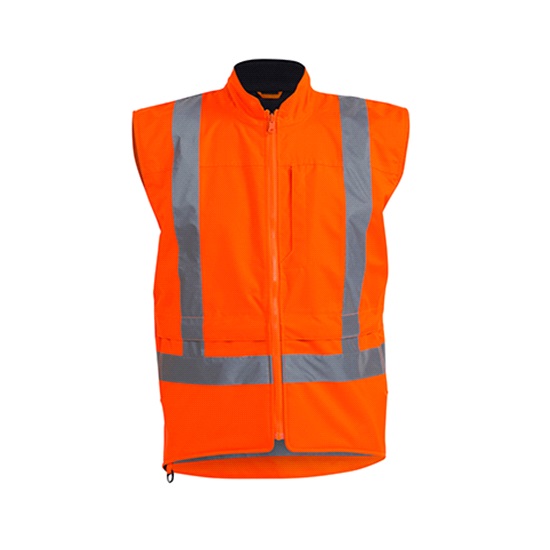 Mens TTMC-W Taped Hi-Vis Lined Vest - Orange