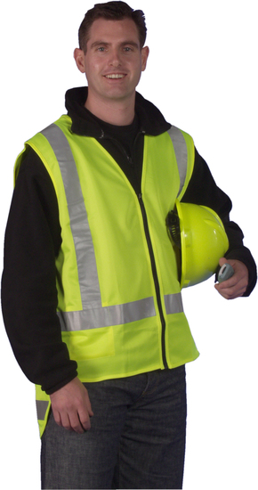 D/NIGHT HIVIZ YELLOW VEST - IXOM LOGO -#L