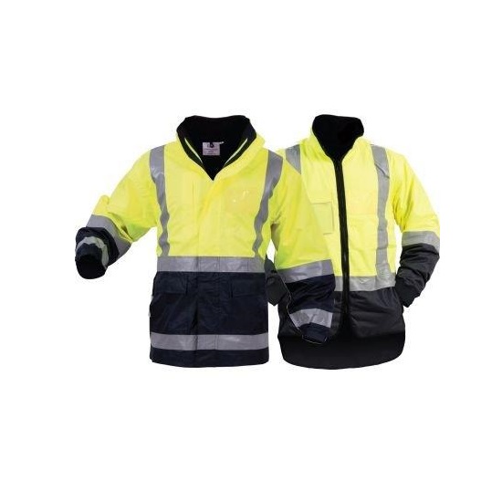 Bison Stamina Jacket And Vest Combo 5n1 Day/Night - Yellow/Navy