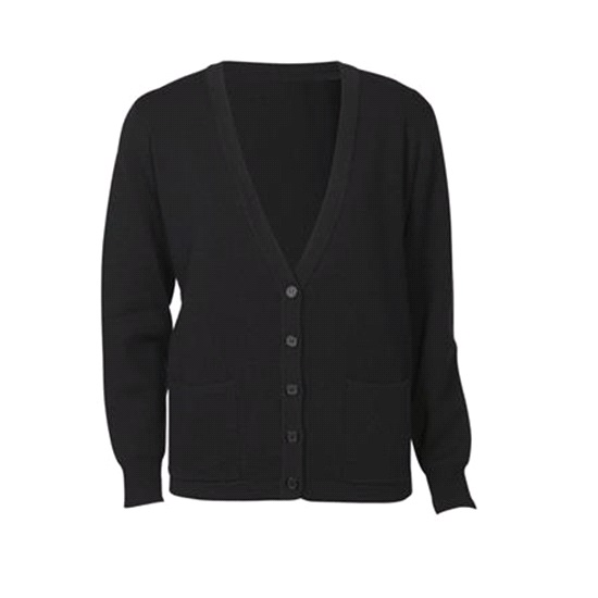 Ladies But/Thru Woolmix Cardigan