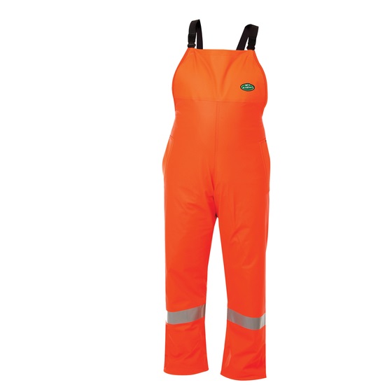 Tufflex Bib Overtrousers with Hi-Vis Tape - Orange