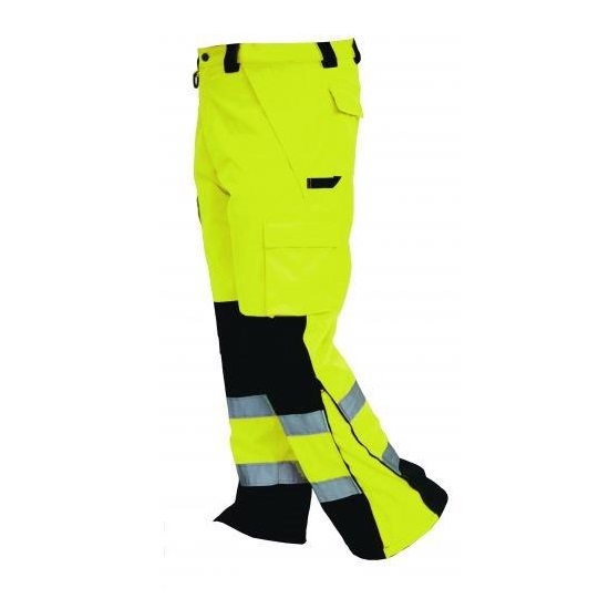 Bison Extreme Raintrouser - Yellow/Black