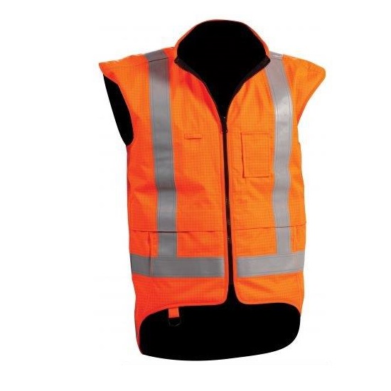 Bison Rigour Vest Fire Retardant TTMC-W - Yellow