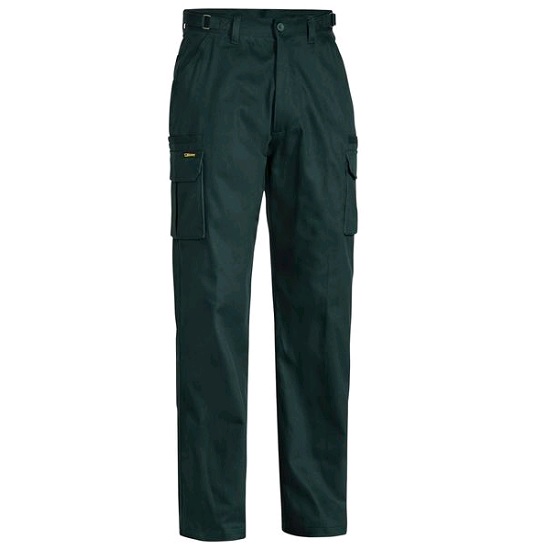 8 Pocket Cargo Pants - Bottle Green