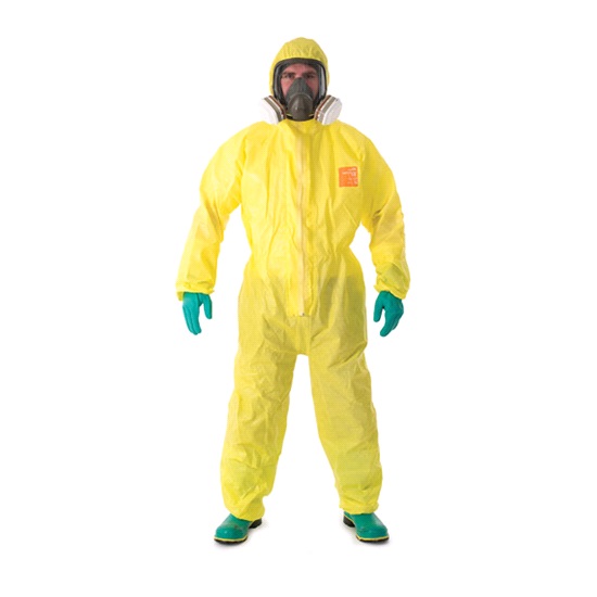 Microchem 3000 Chemical Coverall - Yellow