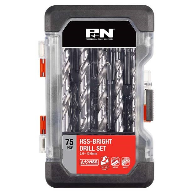 75 PCE HSS DRILL SET P&N