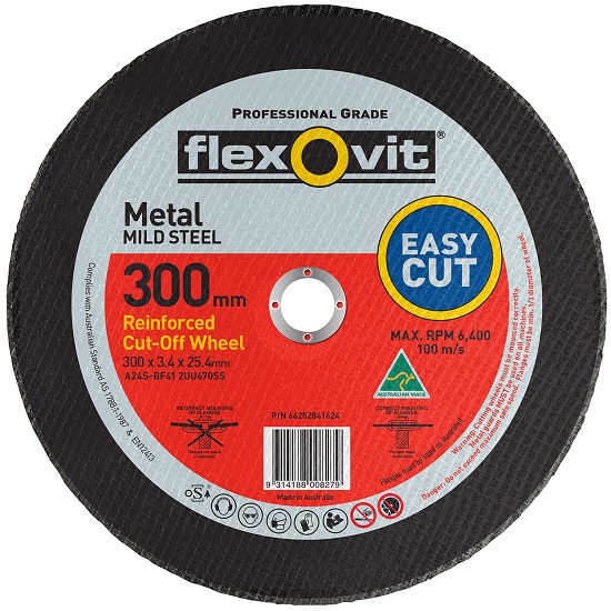 300mmx25.4 HS METAL C/OFF DISC-FLEXOVIT
