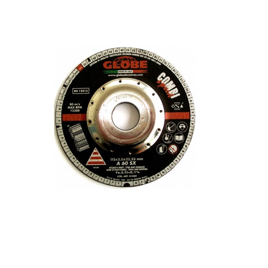 125mmx6.2x22 Globe Aluminium Rigid Grinding Wheel