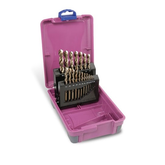 1-10mm 19 Pce HSS Cobalt Drill Set ABS Case