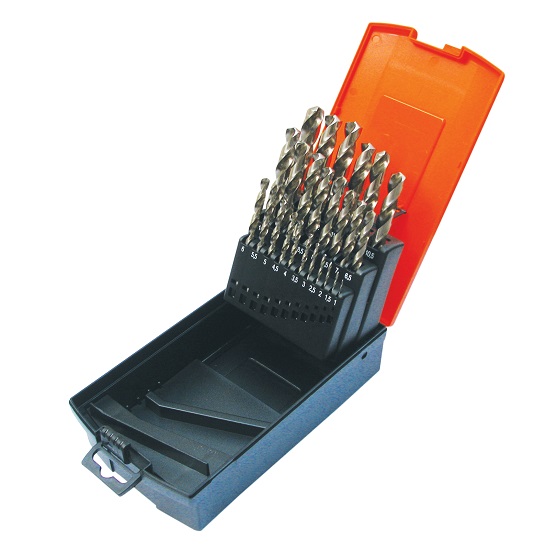 25pce HSS Metric Drill Set 1.00mm to 13.00mm - SP Tools