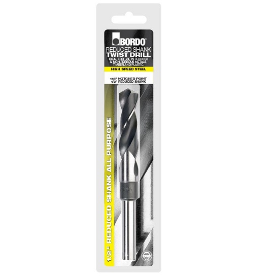 9/16” 1/2” Reduced Shank Drill