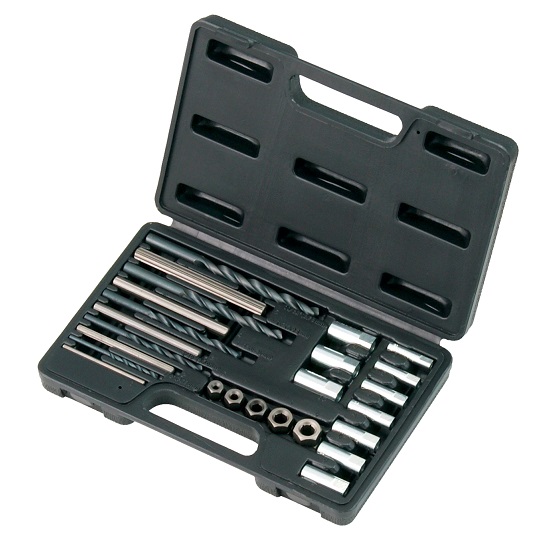 25pce Screw Extracter Drill and Guide Set - SP Tools