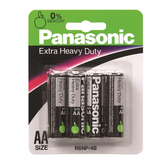 pkt4 “AA” EXTRA H/D BATTERIES-PANASONIC