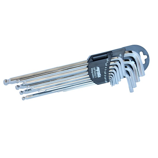13pce Ball Drive Magnetic Hex Key Set - Metric - SP Tools