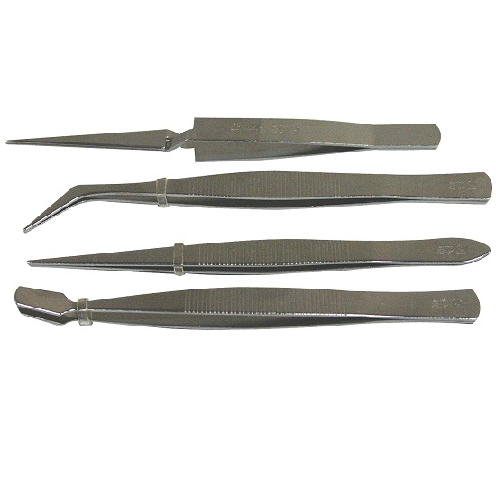 4pce Tweezers Set - SP Tools