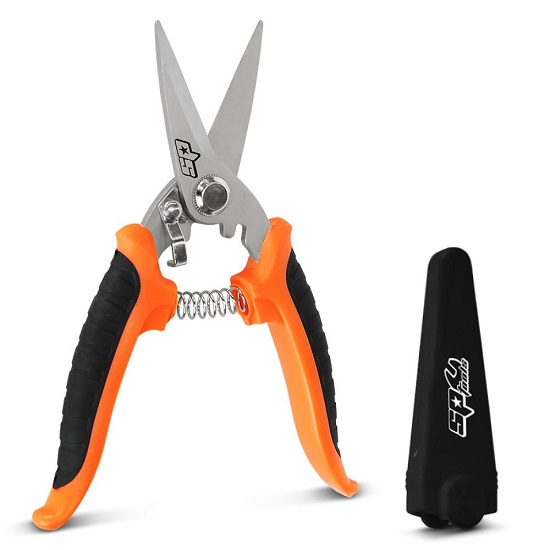 7”(180mm) Snip Industrial Shears/Sissors - SP Tools