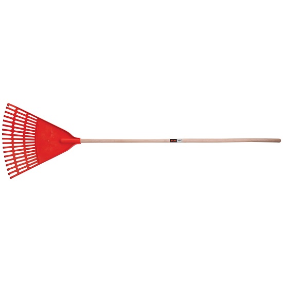 AT05100 - ATLAS TRADE 18T ORANGE PLASTIC LEAF RAKE