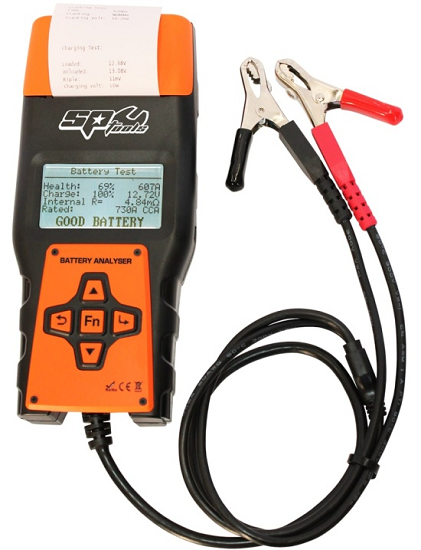 Premium Battery Analyzer with Printer - SP Tools