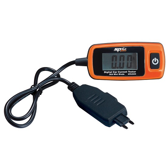 Digital Car Current Tester 30A Mini-Blade - SP Tools