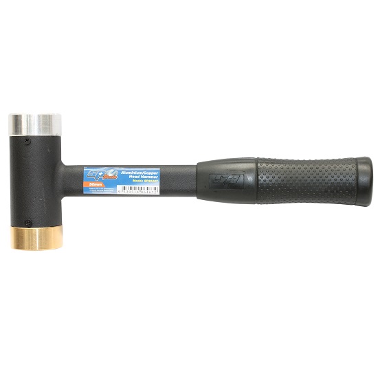 40mm Dual Face Hammer Aluminium/Brass - SP Tools