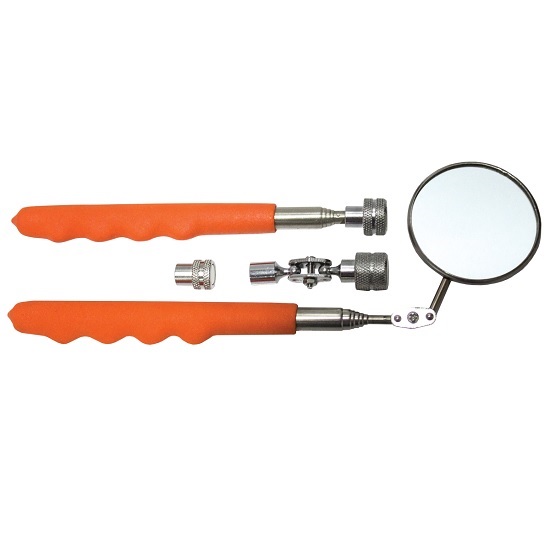 4pce Pick Up Tool & Inspection Mirror Set - SP Tools